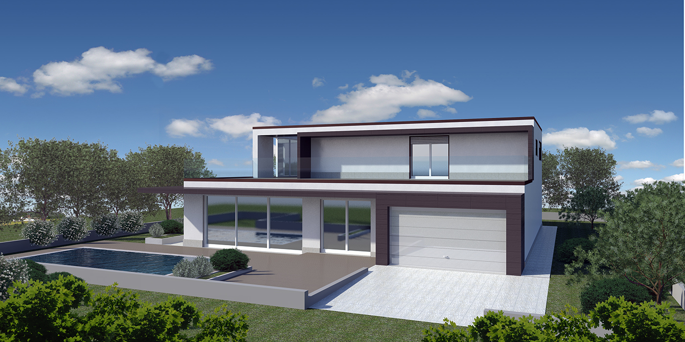 111 progetti villette singole moderne agenzia immobiliare a ... Progetti ville moderne